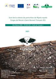 Suivi de la colonie de partutition de Myotis myotis Forges de Morat à Saint Bonnet Tronçais - Site Natura 2000 "Forêt de Tronçais" FR8301021 | MARATRAT Katy