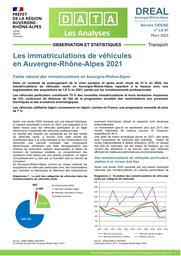 Les immatriculations de véhicules en Auvergne-Rhône-Alpes 2021 | DIRECTION REGIONALE DE L'ENVIRONNEMENT, DE L'AMENAGEMENT ET DU LOGEMENT AUVERGNE-RHÔNE-ALPES. CIDDAE