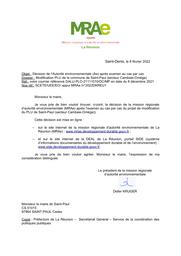 Modification PLU (secteur Cambaie-Oméga) (décision de la MRAe de la Réunion après examen au cas par cas) - Commune de Saint-Paul | MISSION REGIONALE D'AUTORITE ENVIRONNEMENTALE LA REUNION. Autorité environnementale