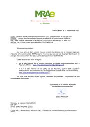 Révision Générale du PLU (décision de la MRAe de La Réunion après examen au cas par cas) - Commune de l'Entre-Deux | MISSION REGIONALE D'AUTORITE ENVIRONNEMENTALE LA REUNION. Autorité environnementale