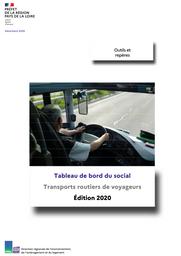 Tableau de bord du social - Transports routiers de voyageurs - Édition 2020 | DOUILLARD Denis