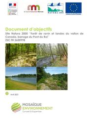 Document d’objectifs Site Natura 2000 ‘‘Forêt de ravin et landes du vallon de Canada, barrage du Pont du Roi’’ | 
