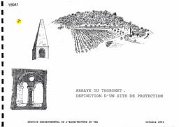 Abbaye du Thoronet : définition d'un site de protection | 