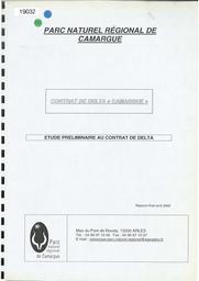 Contrat de delta Camargue. Etude préliminaire au contrat de delta | PARC NATUREL REGIONAL DE CAMARGUE