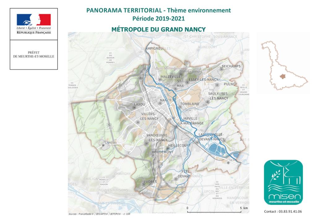 Panorama Territorial - Thème environnemental - Période 2019-2021 | 