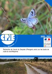 Recherche de l’azuré du Serpolet (Phengaris arion) sur les bords de route du nord-Mayenne | BOUTELOUP Rémi