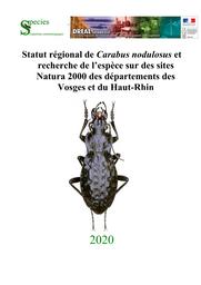 Statut régional de Carabus nodulosus et recherche de l’espèce sur des sites Natura 2000 des départements des Vosges et du Haut-Rhin | DIRECTION REGIONALE DE L'ENVIRONNEMENT, DE L'AMENAGEMENT ET DU LOGEMENT GRAND-EST. Auteur