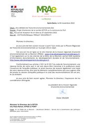 Projet d'extension de la carrière SETCR (avis délibéré de la MRAe de La Réunion) - Commune du Port | MISSION REGIONALE D'AUTORITE ENVIRONNEMENTALE LA REUNION. Autorité environnementale