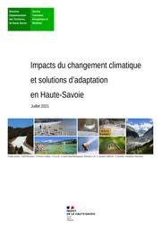 Impacts du changement climatique et solutions d'adaptation en Haute-Savoie | DIRECTION DEPARTEMENTALE DES TERRITOIRES DE LA HAUTE-SAVOIE. Service Transition Energétique et Mobilités