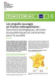 Les ongulés sauvages en France métropolitaine : fonctions écologiques, services écosystémiques et contraintes pour la société | BISON Marjorie