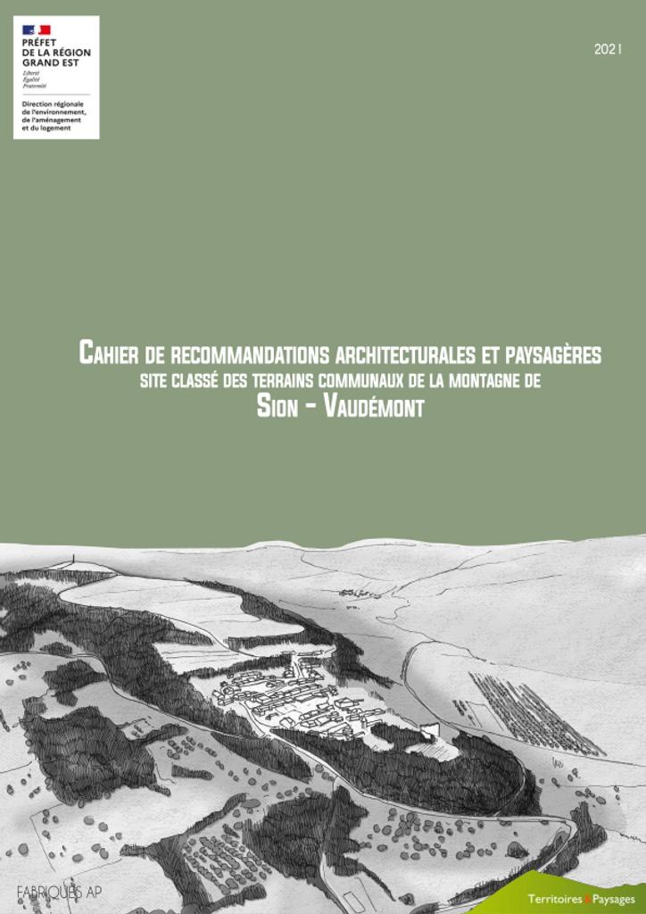 Cahier de recommandations architecturales et paysagères site classé des terrains communaux de la montagne de Sion - Vaudémont | 