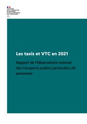 Les taxis et VTC en 2021. Rapport de l’Observatoire national des transports publics particuliers de personnes | FUMAT Victoria