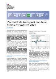 Conjoncture des transports. L’activité de transport recule au premier trimestre 2023 | COLUSSI Carlo