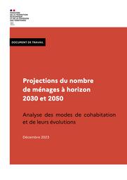 Projections du nombre de ménages à horizon 2030 et 2050 : analyse des modes de cohabitation et de leurs évolutions | BOUTCHENIK Béatrice