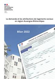 Bilan régional 2022 de la demande et attribution des logements sociaux | DIRECTION REGIONALE DE L'ENVIRONNEMENT, DE L'AMENAGEMENT ET DU LOGEMENT AUVERGNE-RHONE-ALPES